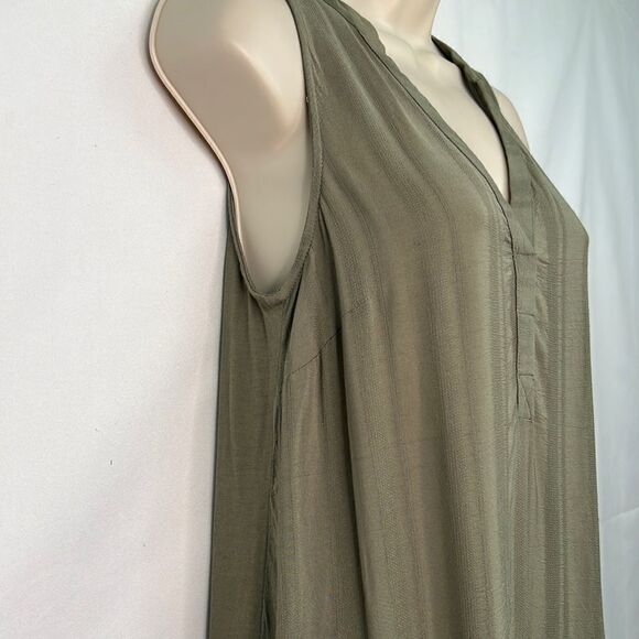 Maeve by Anthropologie Olive Green sleeveless tunic top size XS EUC - Picture 7 of 15